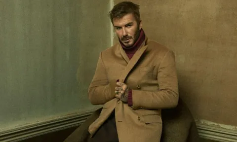Beckham lịch lãm trong bộ sưu tập thu - đông của Boss