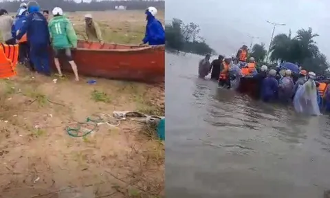 Những "người hùng" giữa lũ dữ