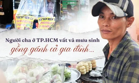 Người cha ở TP.HCM: 1 giờ sáng cặm cụi trong bếp duy trì nghề truyền thống, vất vả nuôi hai con bệnh bẩm sinh