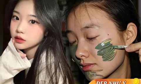 Da trắng sáng, ẩm mềm như ngậm nước nhờ đắp mặt từ loại hạt dân dã được ví như “ngọc lục bảo” của người nghèo