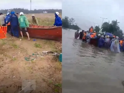 Những "người hùng" giữa lũ dữ