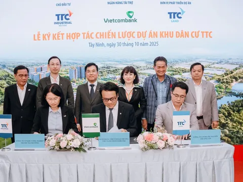 TTC Land ký thỏa thuận hợp tác chiến lược cùng TTC IZ phát triển khu dân cư hơn 42ha tại Tây Ninh